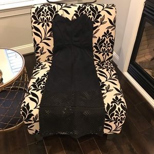 Topshop Mesh Navy Dreas